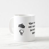 Mug La pluie et mes niveaux de sérotonine sont chute… (Devant gauche)