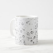 Mug La pluie goutte des gouttelettes humides pluvieuse (Devant gauche)