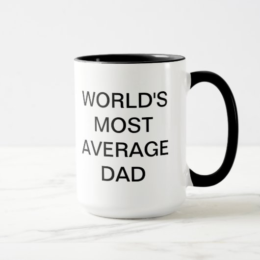 Mug La plupart de papa moyen du monde (Droite)