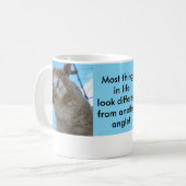 Mug La plupart des choses dans la vie semblent (Devant gauche)