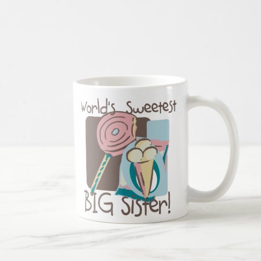 Mug La plus douce des grandes soeurs du monde (Droite)