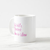 Mug La plus grande belle-mère des mondes (Devant gauche)