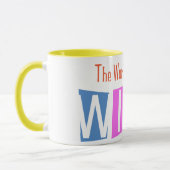 Mug La plus grande épouse du rétro monde (Gauche)