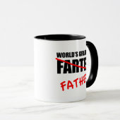 Mug La plus grande Fête des pères amusante du monde (Devant droit)