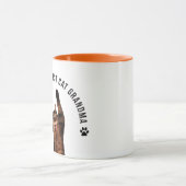 Mug La plus grande grand-maman du chat du monde (Centre)
