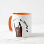 Mug La plus grande grand-maman du chat du monde (Devant gauche)