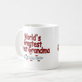 Mug La plus grande grande grand-maman du monde (Devant gauche)