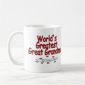 Mug La plus grande grande grand-maman du monde (Gauche)