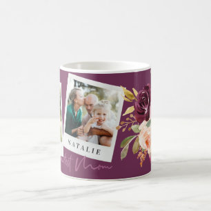 Mug la plus grande maman aquarelle florale photo