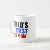 Mug La plus grande MAMAN de l'ÉTAPE du monde (Devant gauche)