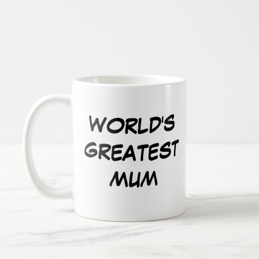 Mug "La plus grande maman du monde" (Gauche)
