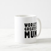 Mug La plus grande maman du monde (Devant droit)