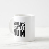 Mug La plus grande maman du monde (Devant gauche)