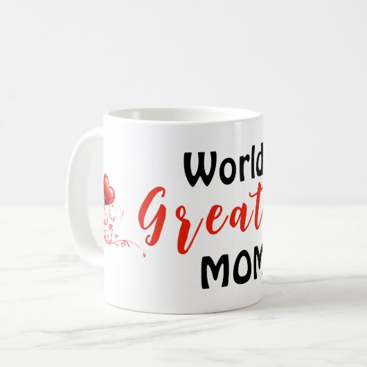 Mug La plus grande maman du monde (Devant gauche)