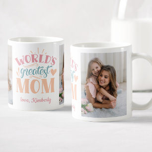 Mug La plus grande maman du monde Photo personnalisée
