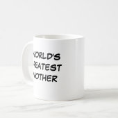 Mug "La plus grande mère du monde" (Devant gauche)