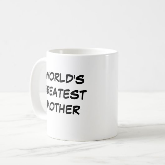Mug "La plus grande mère du monde" (Devant gauche)