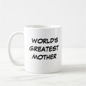 Mug "La plus grande mère du monde" (Gauche)