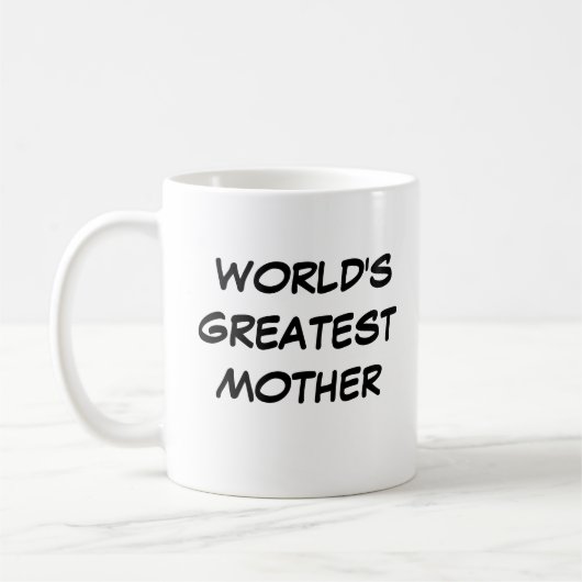 Mug "La plus grande mère du monde" (Gauche)