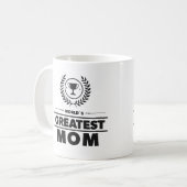 Mug La plus grande MOM de charme idée cadeau pour la f (Devant gauche)