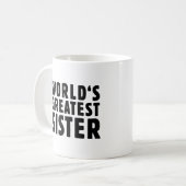 Mug La plus grande soeur du monde (Devant gauche)