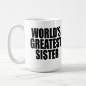 Mug La plus grande soeur du monde (Gauche)