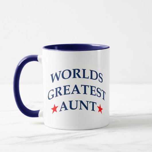 Mug La plus grande tante des mondes (Gauche)