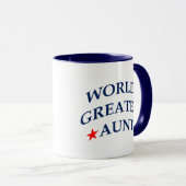 Mug La plus grande tante des mondes (Devant droit)