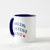 Mug La plus grande tante des mondes (Devant gauche)