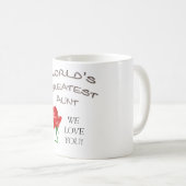 Mug La plus grande tante du monde (Devant droit)