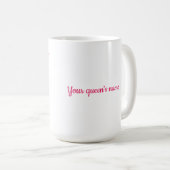 Mug La plus mignonne seras-tu ma Saint-Valentin (Devant droit)