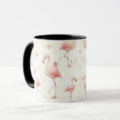 Mug La plus mignonne troupe de flamants roses (Devant gauche)