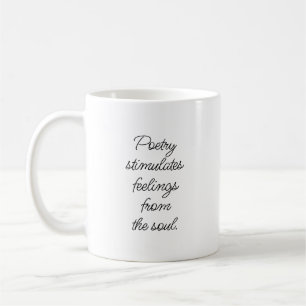 Mug La poésie stimule la cohue