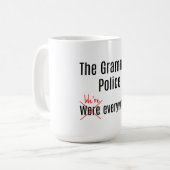 Mug La police de grammaire attaque (Devant gauche)