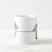 Mug La police drôle câline - le CTRL chassant la (Centre)