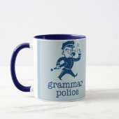 Mug la police drôle de grammaire conçoit (Gauche)