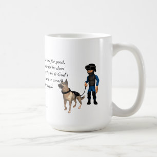 Mug La police et le chien des ministres de Dieu