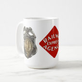 Mug La police exprès de chemin de fer Badge (Devant gauche)