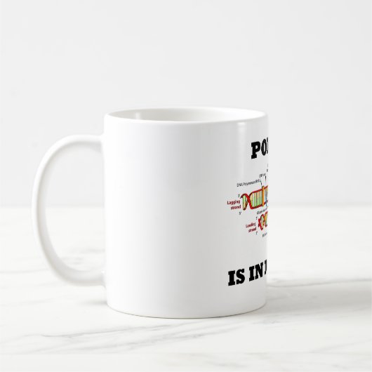 Mug La politique est dans mon Humour génétique ADN (Gauche)