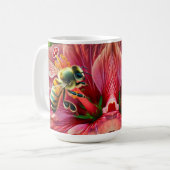 Mug La pollinisation d'une fleur d'Hibiscus (Devant gauche)