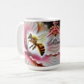 Mug La pollinisation d'une fleur d'Hibiscus en fleurs (Devant gauche)