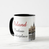 Mug La Pologne : Marché de Cracovie (Devant gauche)