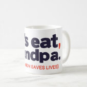 Mug La ponctuation sauve des vies (Devant droit)