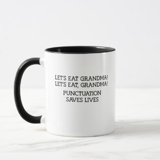 Mug La ponctuation sauve des vies