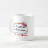 Mug La ponctuation sauve les vies (Devant gauche)