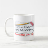 Mug La ponctuation sauve les vies (Gauche)