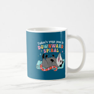 Mug La pose de yoga d'aujourd'hui Spirale descendante