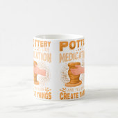 Mug La poterie est comme la méditation  Vous créez mêm (Centre)