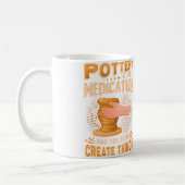 Mug La poterie est comme la méditation  Vous créez mêm (Gauche)