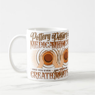 Mug La poterie est comme la méditation Vous créez mêm